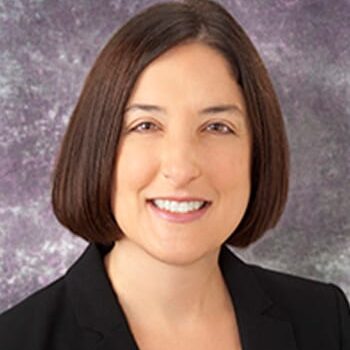 Smiling professional woman with bob haircut